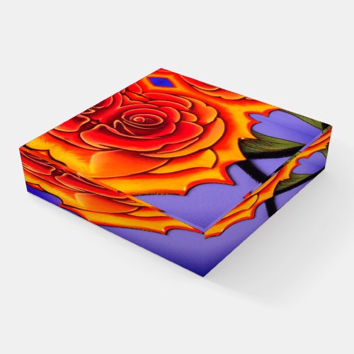 Artsy Flower Paperweight