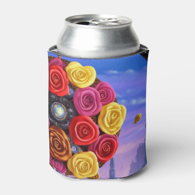 Artsy Flowers Can Cooler (Can Front)