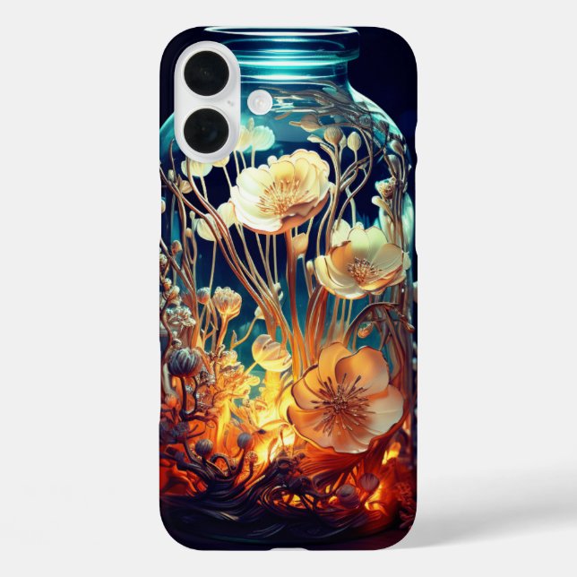 Artsy Flowers Phone Case (Back)