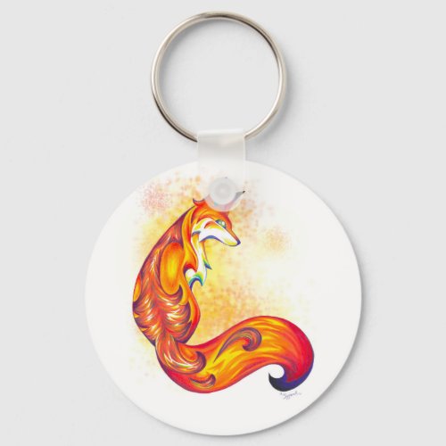 Artsy Fox Keychain