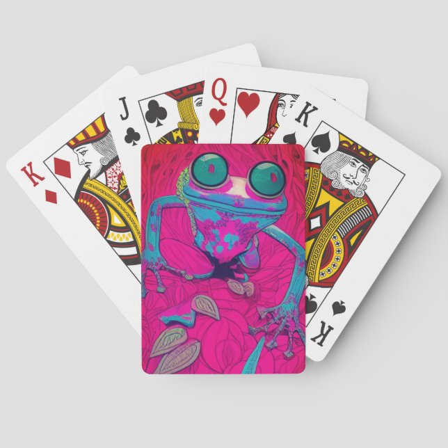 Artsy Frogs Poker Cards (Back)