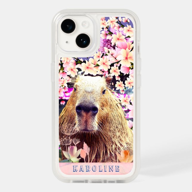 Artsy Fun Capybara  Otterbox iPhone Case (Back)