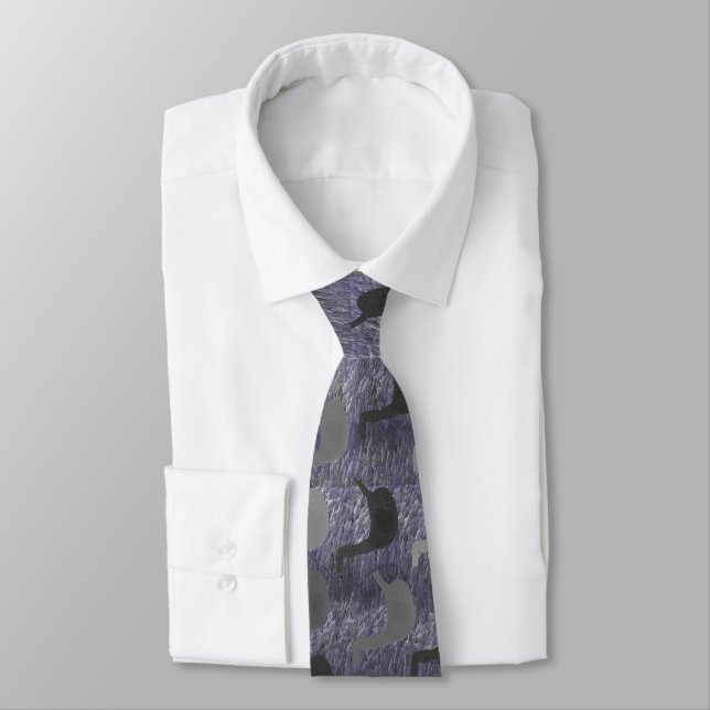 Artsy Gastroenterologist Stomach Neck Tie (Tied)