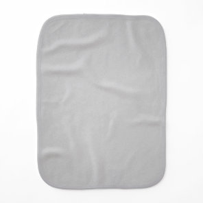 Artsy Gray Grainy Texture Burp Cloth