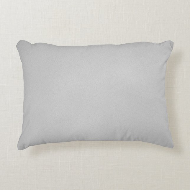 Artsy Gray Grainy Texture Decorative Pillow (Front)