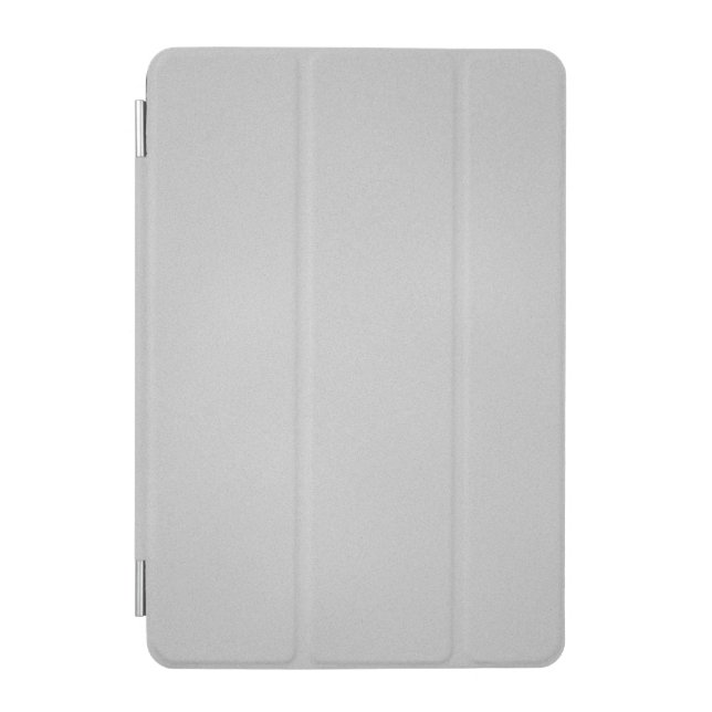 Artsy Gray Grainy Texture iPad Mini Cover (Front)