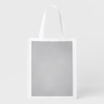 Artsy Gray Grainy Texture Reusable Grocery Bag at Zazzle
