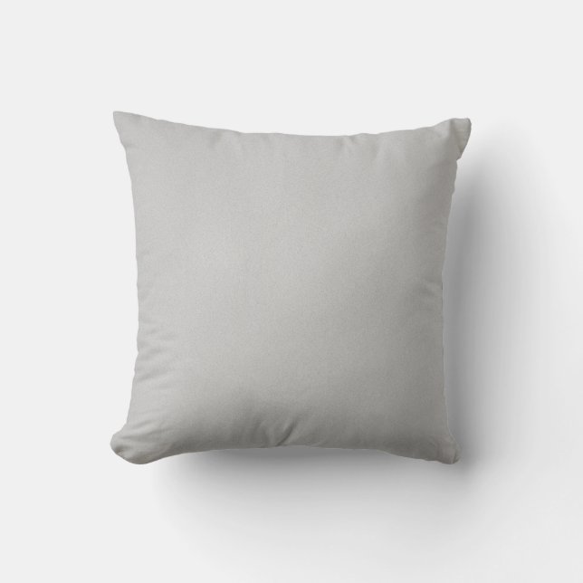 Artsy Gray Grainy Texture Throw Pillow (Front)