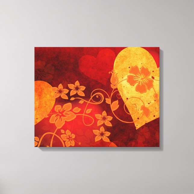 Artsy Heart Canvas Design Print (Front)