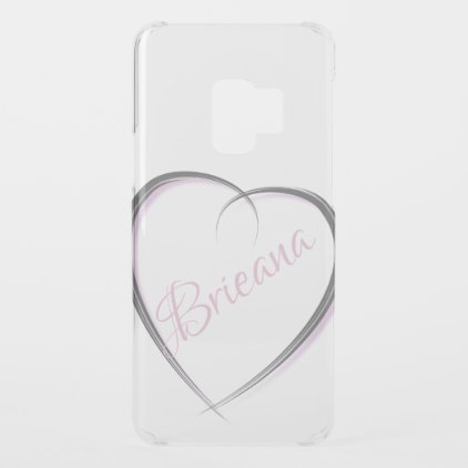 Artsy Heart | Personalized Name Uncommon Samsung Galaxy S9 Case