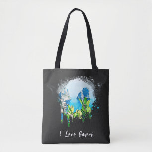 *~* Artsy ITALIA CAPRI Island Italian Tote Bag