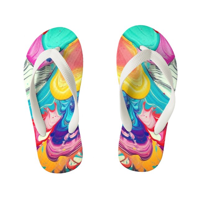 Artsy Kid's Flip Flops (Footbed)