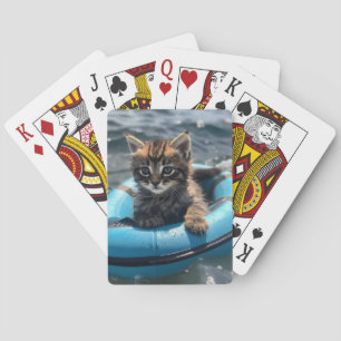 Artsy Kitten Poker Cards