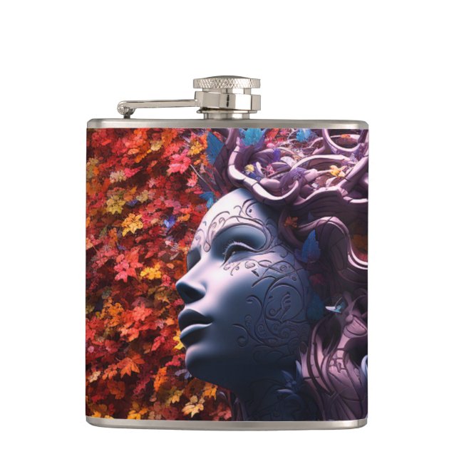 Artsy Lady Flask (Front)