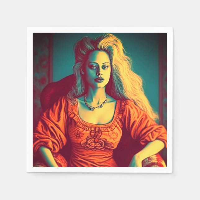 Artsy Lady Napkins (Front)