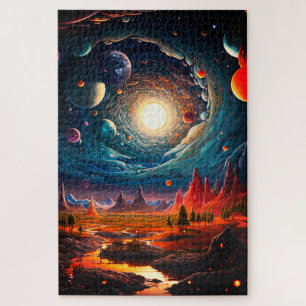 Artsy Land Jigsaw Puzzle