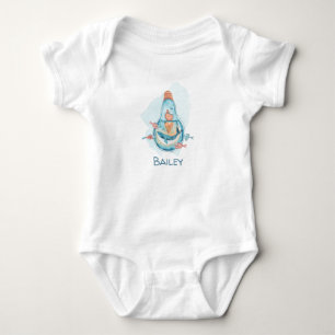 Artsy Lightbulb - Whale, Heart, Ship and Fish Baby Bodysuit