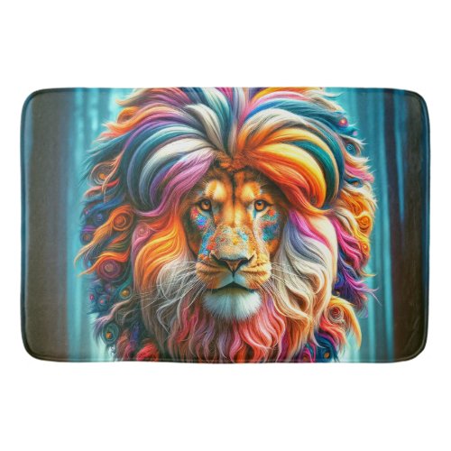 Artsy Lion Bath Mat