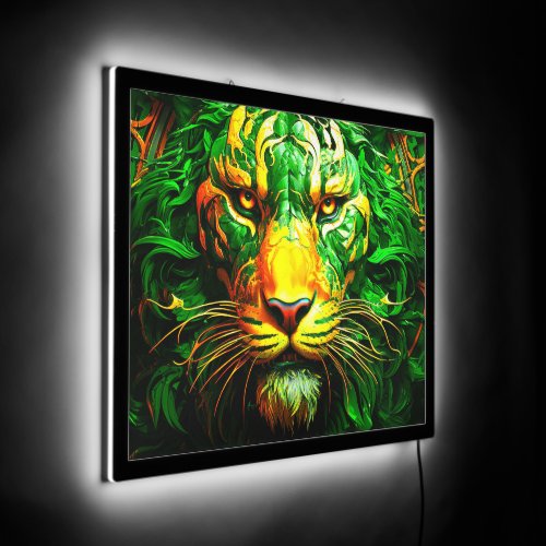 Artsy Lion LED Sign