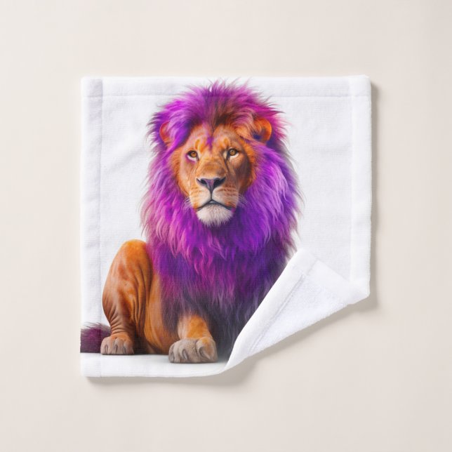 Artsy Lion Wash Cloth (Wash Cloth)