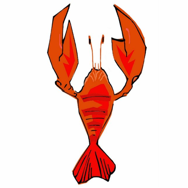 Artsy Lobster or Crawfish Cutout (Front)