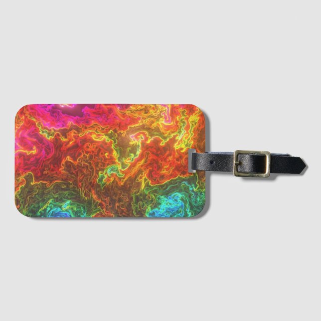 Artsy Luggage Tag (Front Horizontal)
