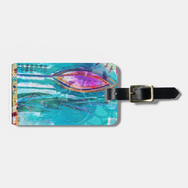Artsy Luggage Tag (Front Horizontal)