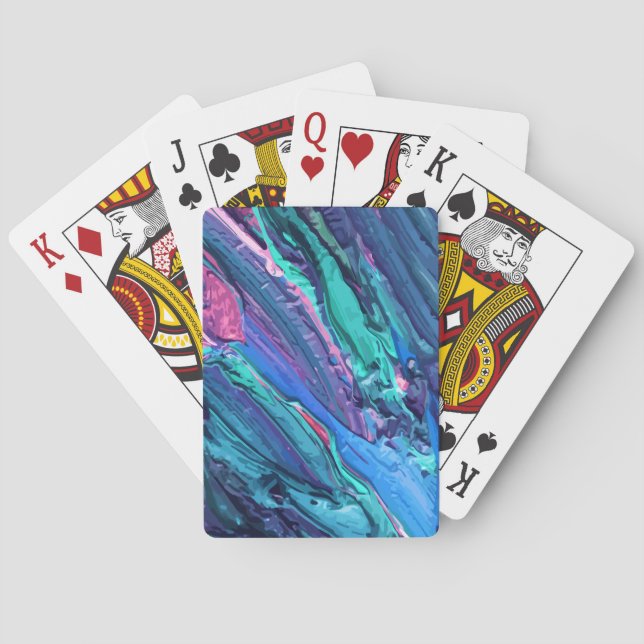 Artsy Modern Art Playing Cards (Back)