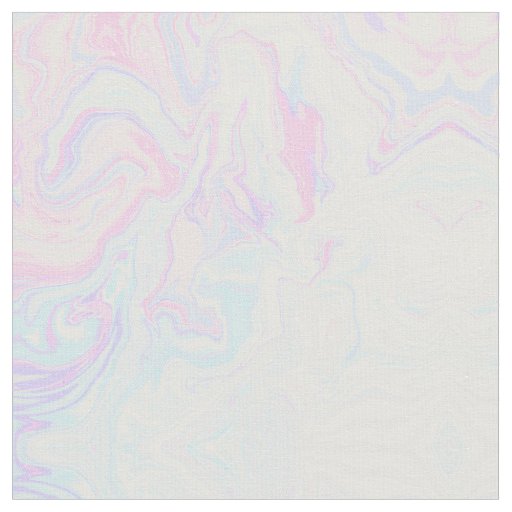 Artsy Modern Pink Blue Marble Swirl Pattern Fabric