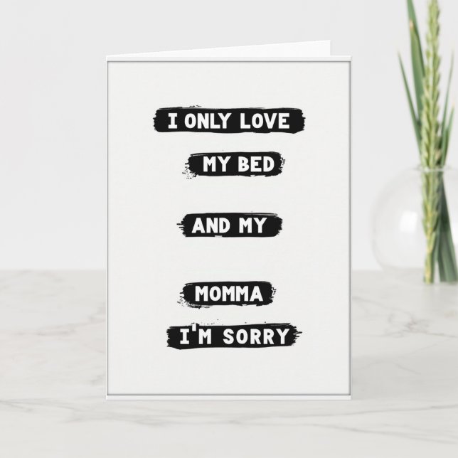 Artsy Mommas Day Greeting Card (Front)