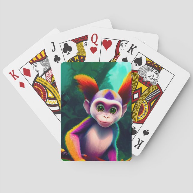 Artsy Monkey Poker Cards (Back)