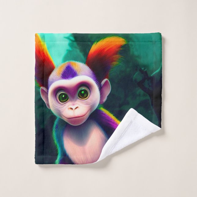 Artsy Monkey Wash Cloth (Wash Cloth)