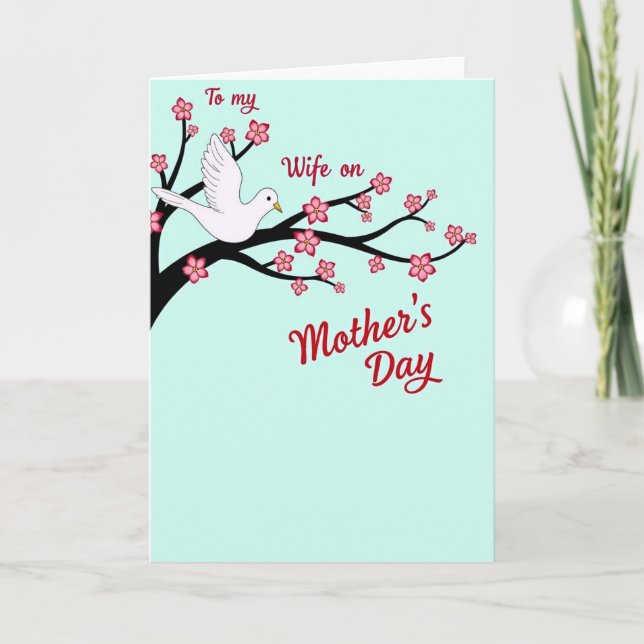 Artsy Mothers Day Branch Card (Front)