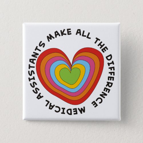 Artsy Nursing Assistant Buttons Hearts