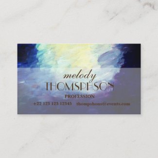 Artsy original Abstract   Business Cards