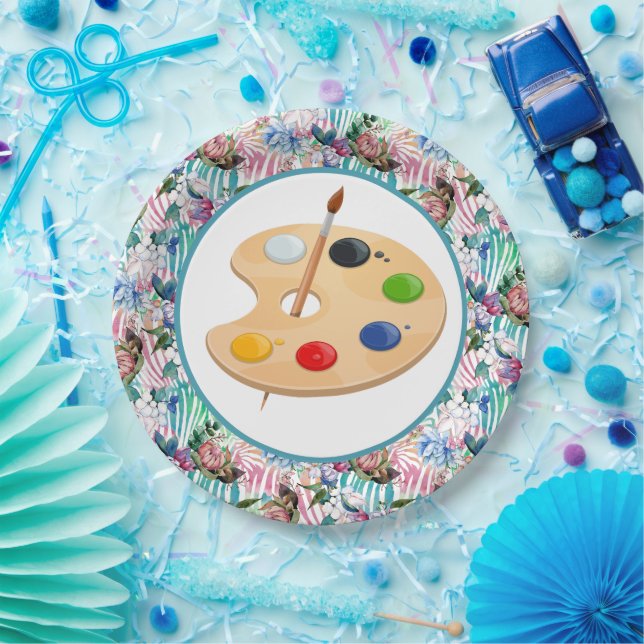 Artsy  paper plates (Party)