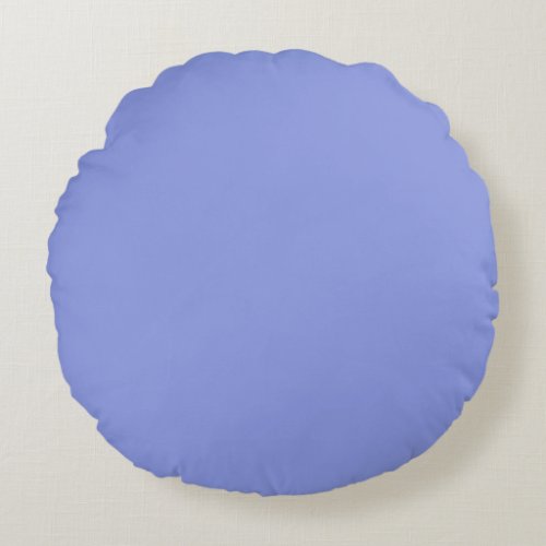 Artsy Periwinkle Round Pillow