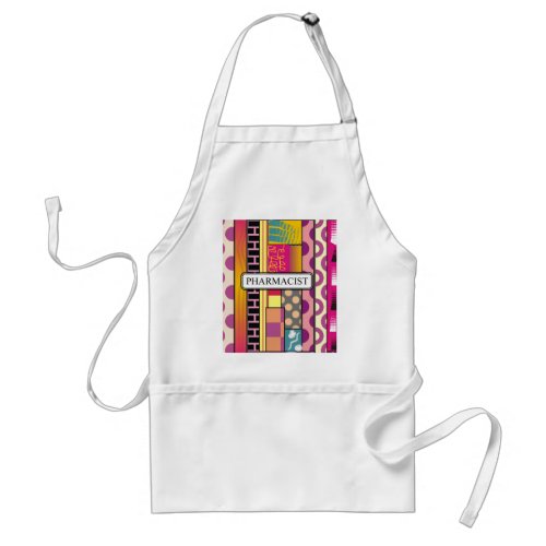 Artsy Pharmacist Gifts Adult Apron