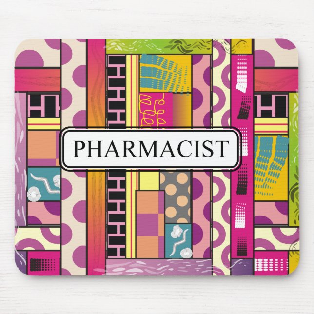 Artsy Pharmacist Gifts Mouse Pad (Front)