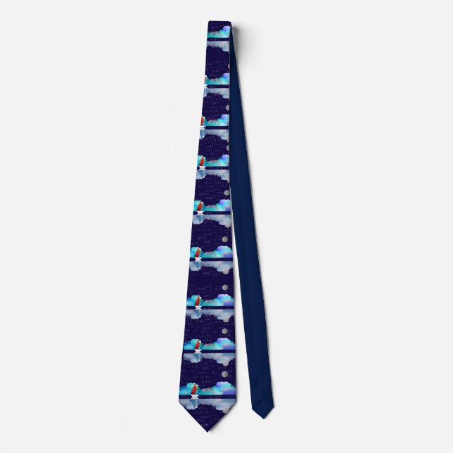 Artsy Pharmacist's Sailboat Tie (Front)