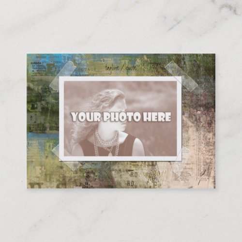 Artsy Photo Frame Biz Card Business Card Template