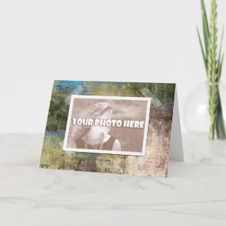 Artsy Photo Frame Card