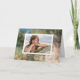 Artsy Photo Frame Template Card