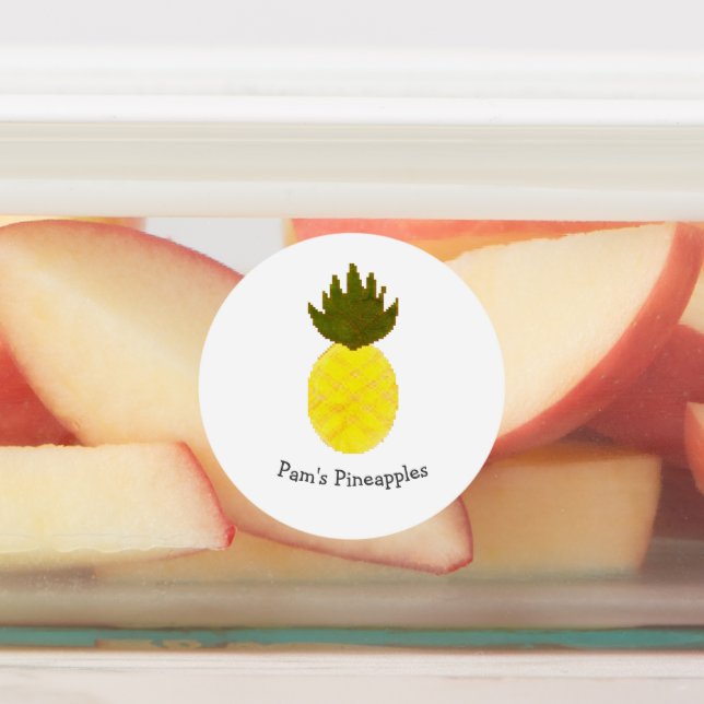 Artsy Pineapple Labels (Affixed)