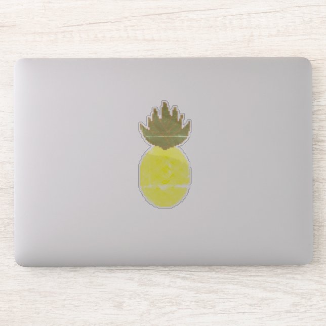 Artsy Pineapple Sticker (Computer)