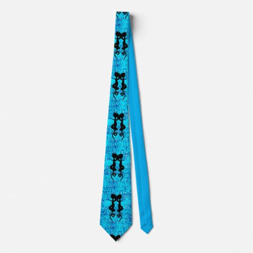 Artsy Psychiatrist Rorschach Blot Tie For Men