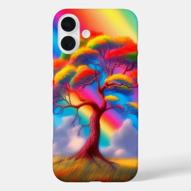Artsy Rainbow Tree Case-Mate iPhone Case (Back)