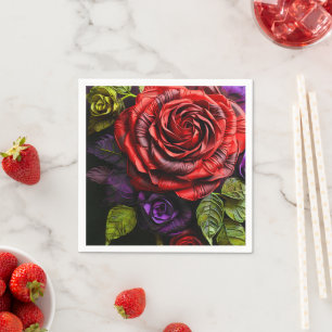 Artsy Rose Napkins