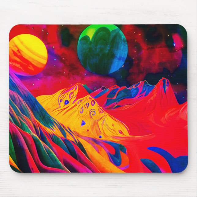Artsy Scenery Mouse Pad (Front)