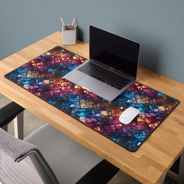 Artsy Shape Pattern Desk Mat (Office 2)